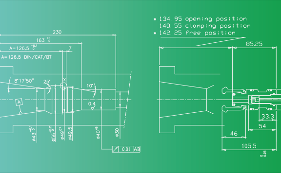DIN 69871/2 SK50 ROHM